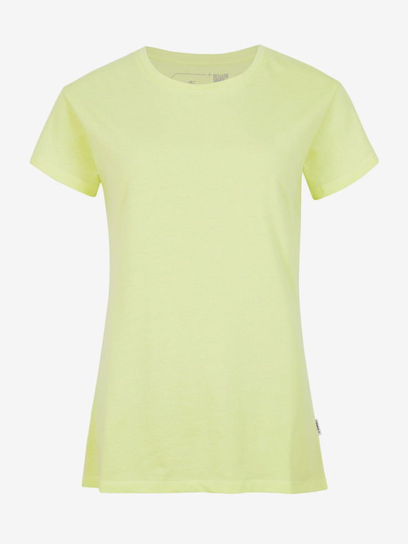 O'Neill Žluté dámské basic tričko O'Neill ESSENTIALS T-SHIRT