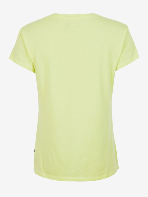 O'Neill Žluté dámské basic tričko O'Neill ESSENTIALS T-SHIRT