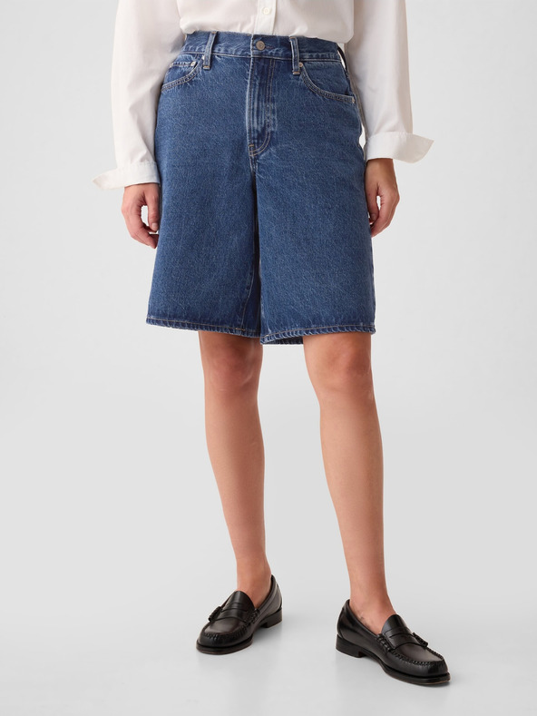 GAP Džínové kraťasy JORT mid rise GAP