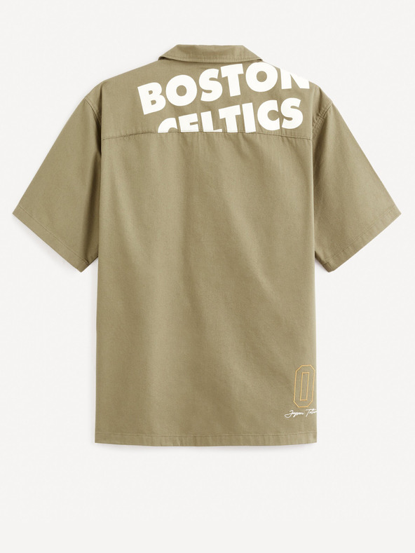 Celio Khaki pánská košile Celio Boston Celtics