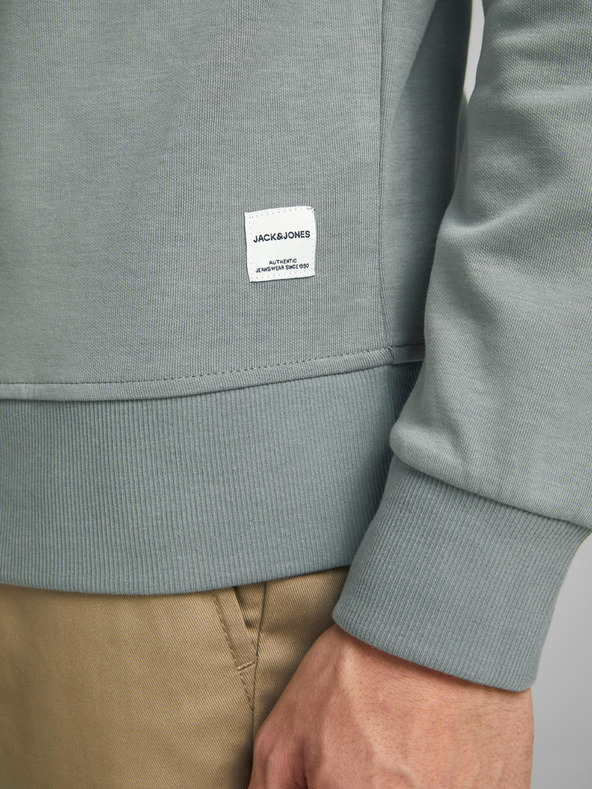 Jack & Jones Světle zelená basic mikina Jack & Jones Basic