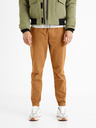 Celio Hnědé pánské kalhoty Celio Voyage