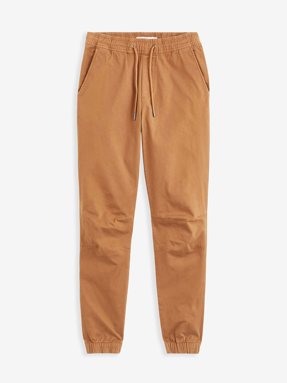 Celio Hnědé pánské kalhoty Celio Voyage