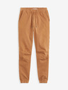 Celio Hnědé pánské kalhoty Celio Voyage
