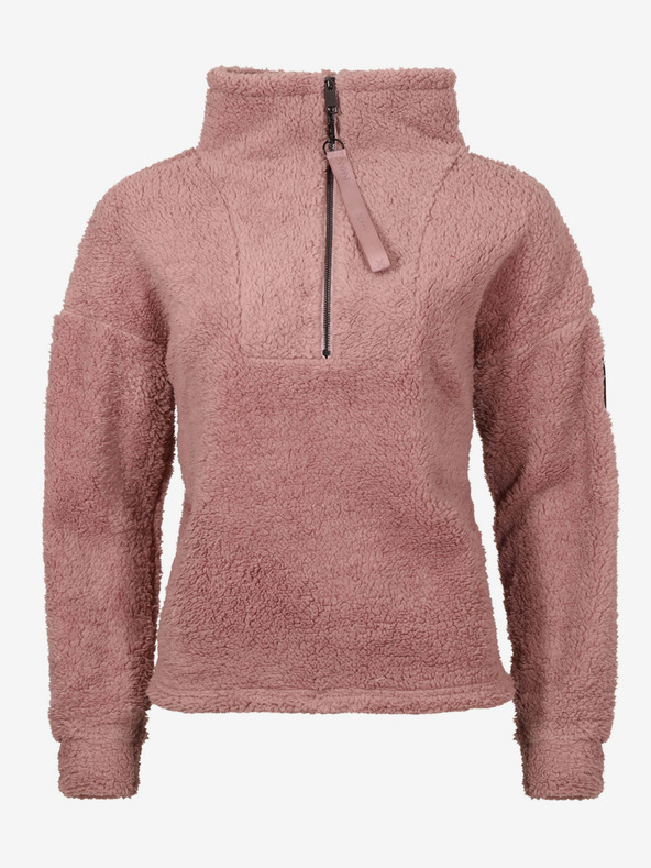 NAX Růžová dámská mikina NAX KODIA
