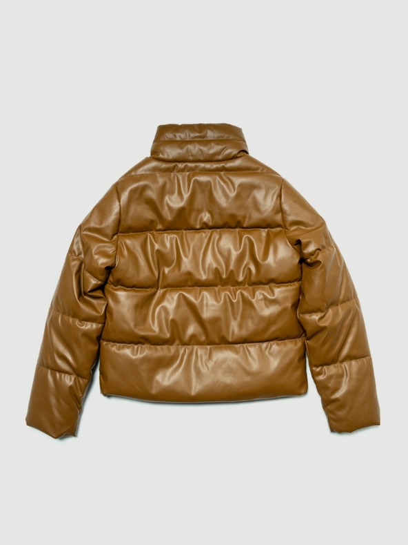 GAP Prošívaná bunda z umělé kůže GAP