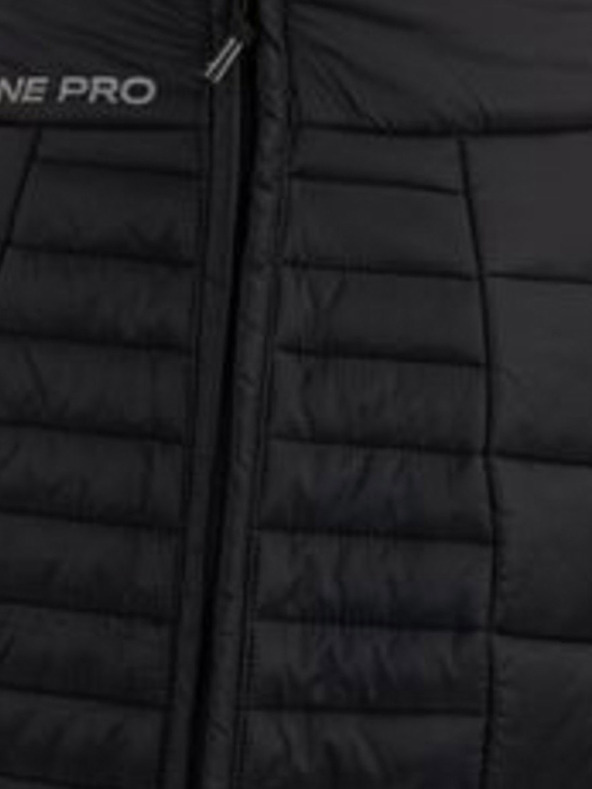 ALPINE PRO Černá dámská prošívaná zimní sukně ALPINE PRO OZARA