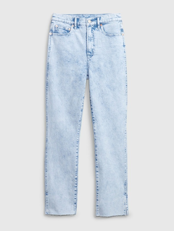 GAP Džíny slim High Rise Split-Hem Vintage GAP