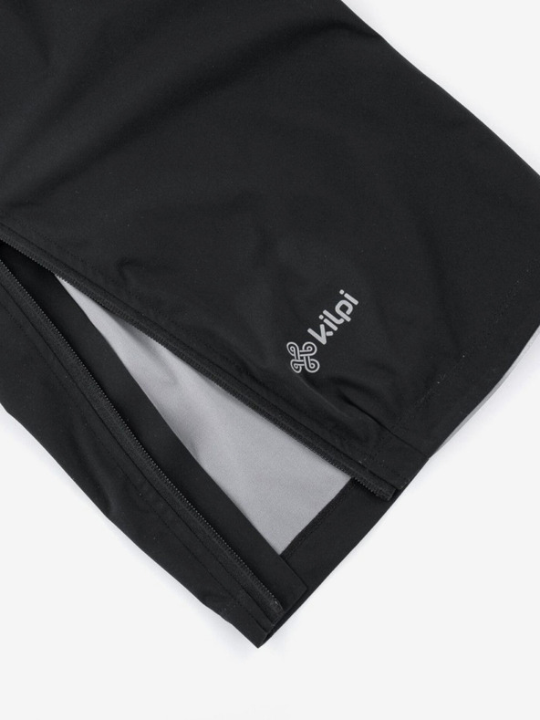 Kilpi Černé pánské softshellové kraťasy Kilpi Aldine