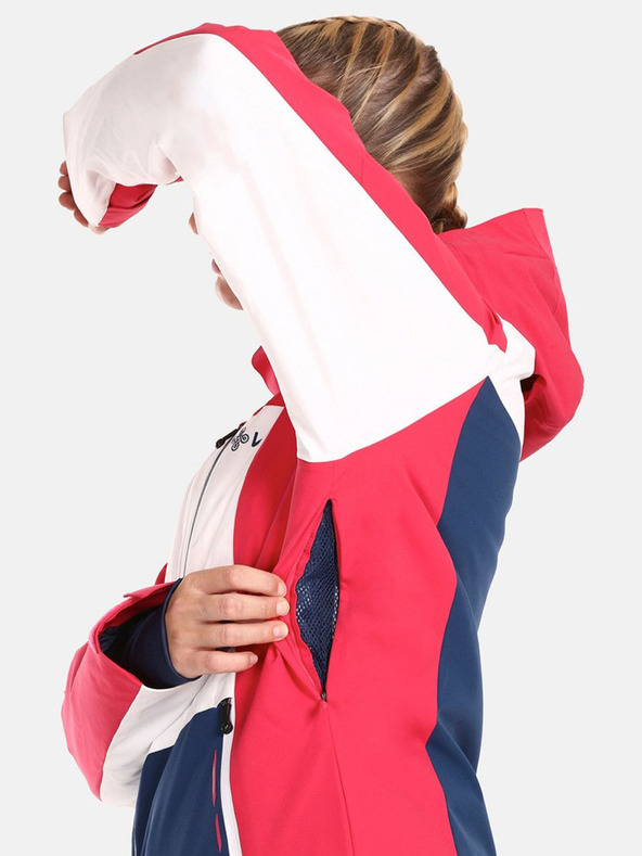 Kilpi Bílo-korálová dámská zimní bunda Kilpi Valera-W