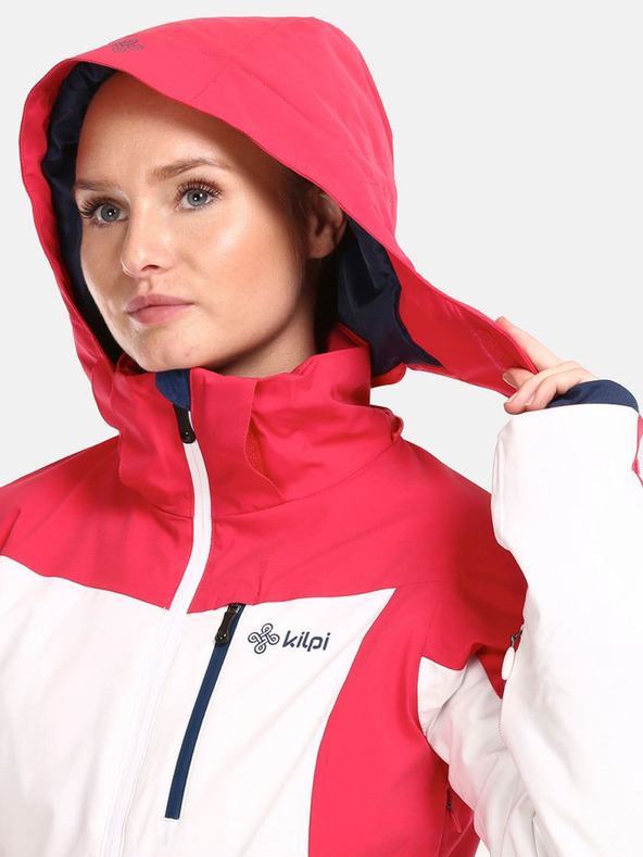 Kilpi Bílo-korálová dámská zimní bunda Kilpi Valera-W