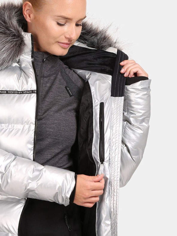 Kilpi Dámská lyžařská bunda ve stříbrné barvě Kilpi LTD SIRIUS