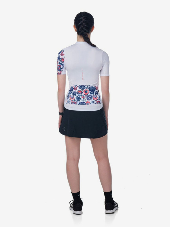 Kilpi Modro-bílý dámský květovaný cyklistický dres Kilpi ORETI
