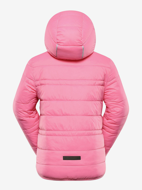 ALPINE PRO Dětská oboustranná bunda hi-therm ALPINE PRO DOUWO růžová
