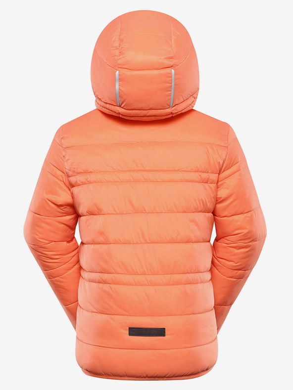 ALPINE PRO Dětská oboustranná bunda hi-therm ALPINE PRO DOUWO oranžová