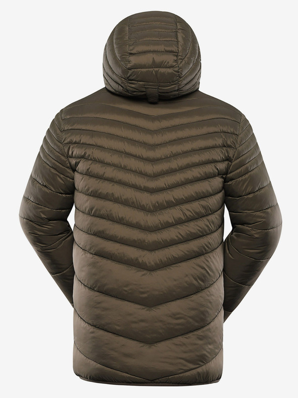 ALPINE PRO Zelená pánská oboustranná bunda Hi-Therm Alpine Pro Erom