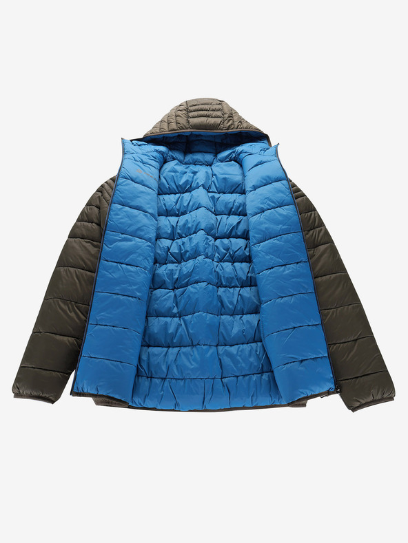 ALPINE PRO Zelená pánská oboustranná bunda Hi-Therm Alpine Pro Erom