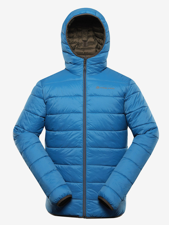 ALPINE PRO Zelená pánská oboustranná bunda Hi-Therm Alpine Pro Erom