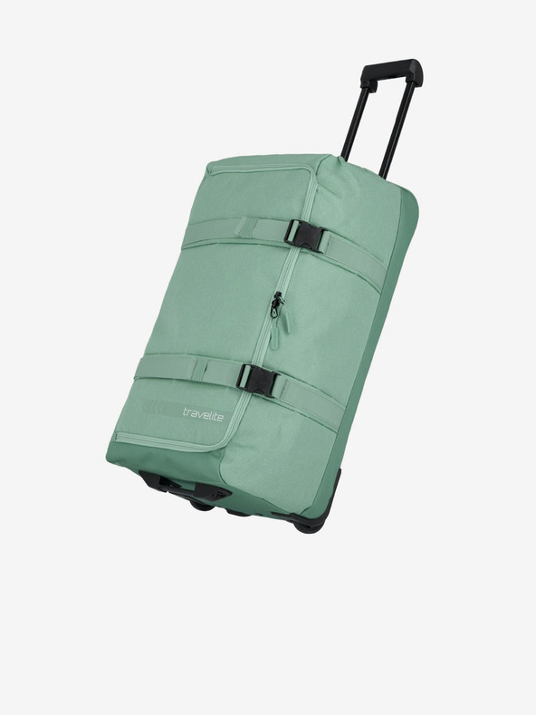 Travelite Mentolová cestovní taška Travelite Kick Off Wheeled Duffle L Sage