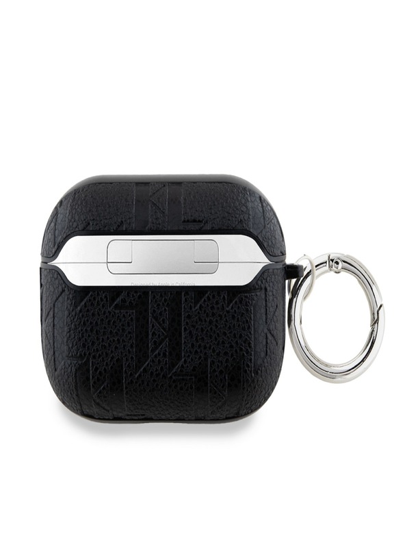 Karl Lagerfeld Karl Lagerfeld PU Embossed Karl and Choupette Heads Pouzdro pro AirPods Pro 2 Black