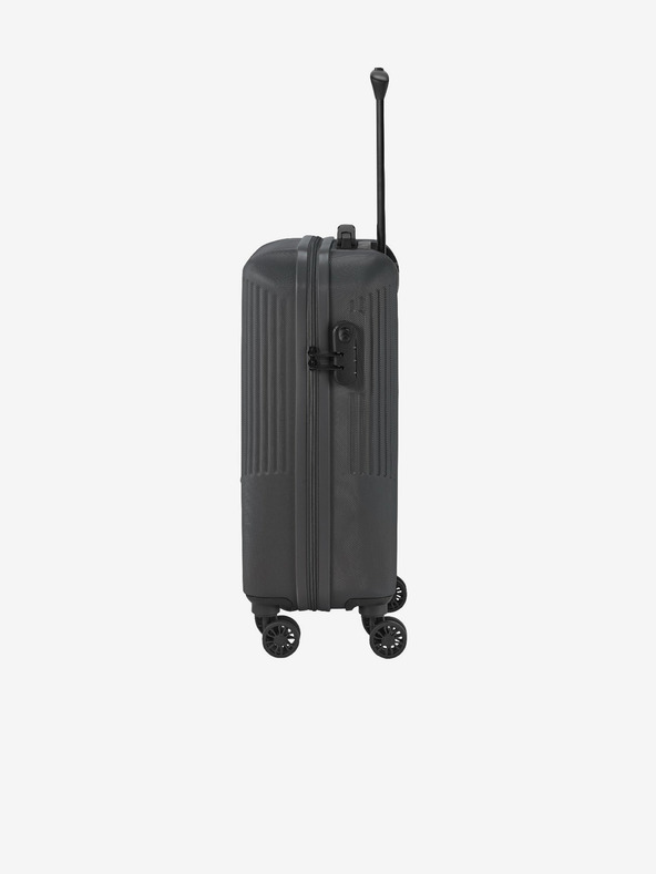 Travelite Tmavě šedý cestovní kufr Travelite Bali S