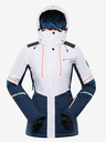 ALPINE PRO Dámská lyžařská bunda s membránou ptx ALPINE PRO ZARIBA white