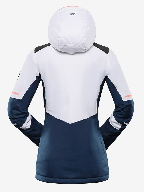 ALPINE PRO Dámská lyžařská bunda s membránou ptx ALPINE PRO ZARIBA white