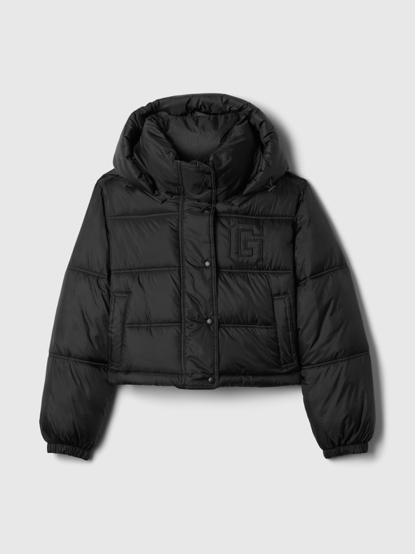 GAP Prošívaná nepromokavá crop bunda GAP