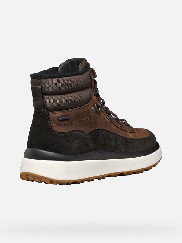 Geox Hnědá pánská kotníková obuv Geox Granito + Grip A