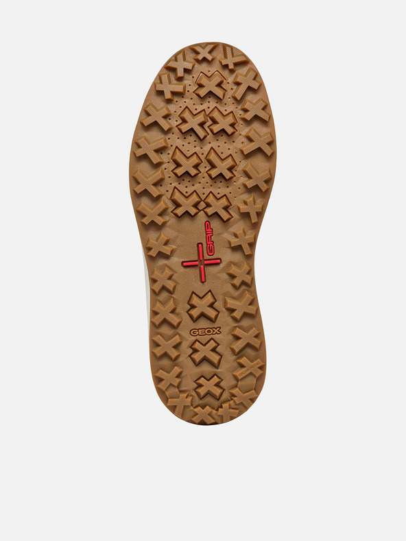 Geox Hnědá pánská kotníková obuv Geox Granito + Grip A