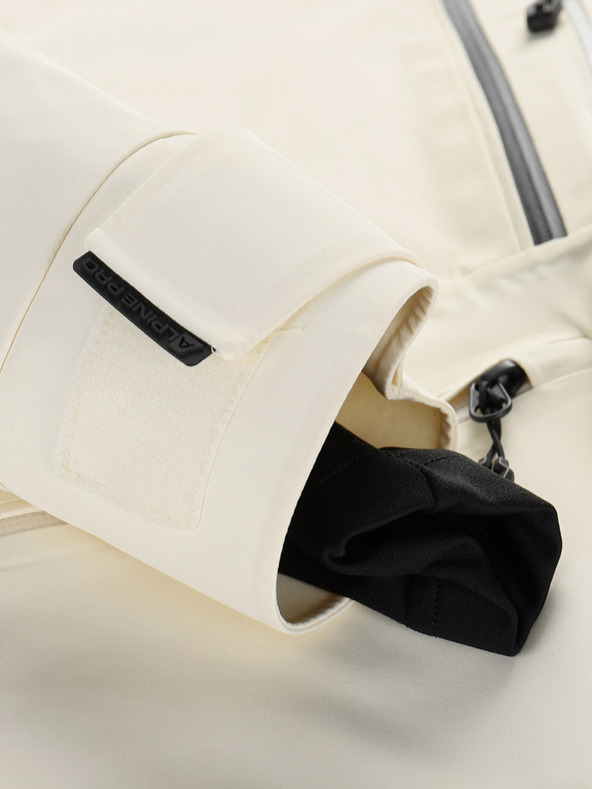 ALPINE PRO Dámská lyžařská bunda s membránou ptx snow ALPINE PRO REASA creme