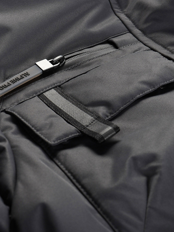 ALPINE PRO Dámská bunda s membránou ptx ALPINE PRO WERDA dk.true gray