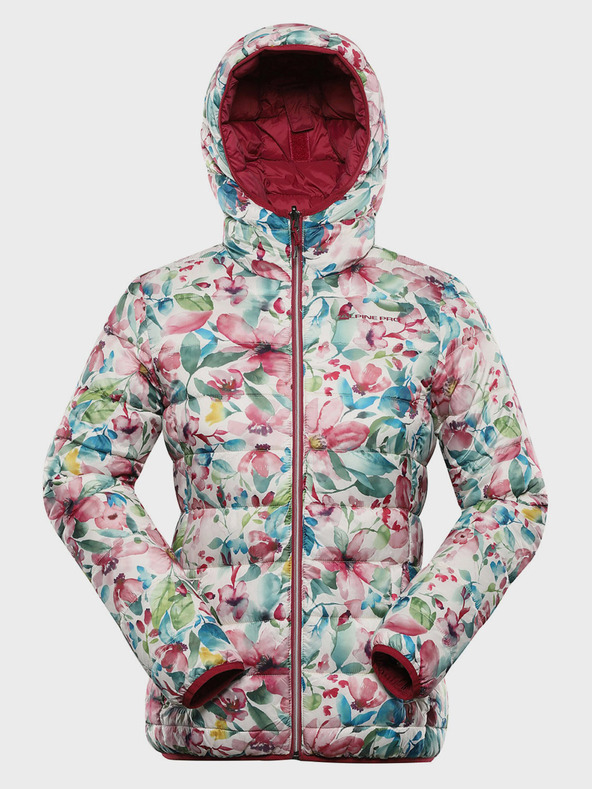 ALPINE PRO Fialovo-růžová dámská oboustranná bunda Hi-Therm Alpine Pro Eroma