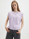 Vero Moda Světle fialové dámské basic tričko VERO MODA Panna