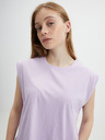 Vero Moda Světle fialové dámské basic tričko VERO MODA Panna