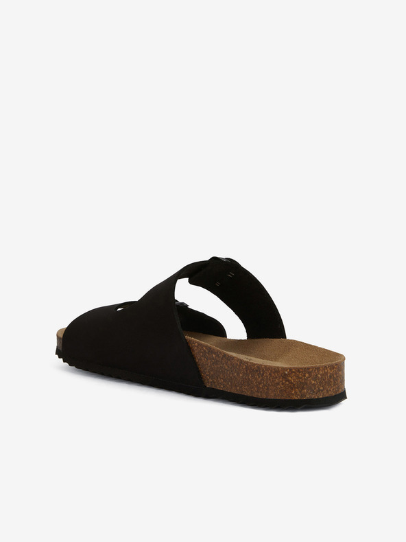 Geox Černé dámské pantofle Geox Brionia