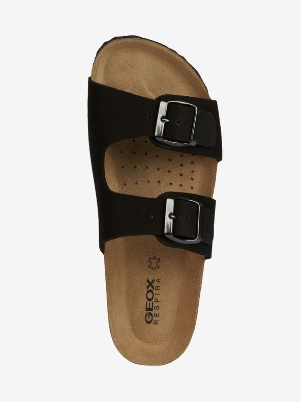 Geox Černé dámské pantofle Geox Brionia