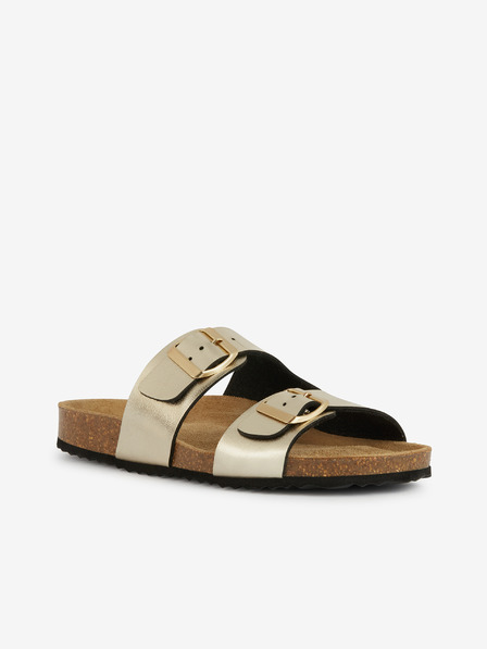 Geox Zlaté dámské sandály Geox Brionia