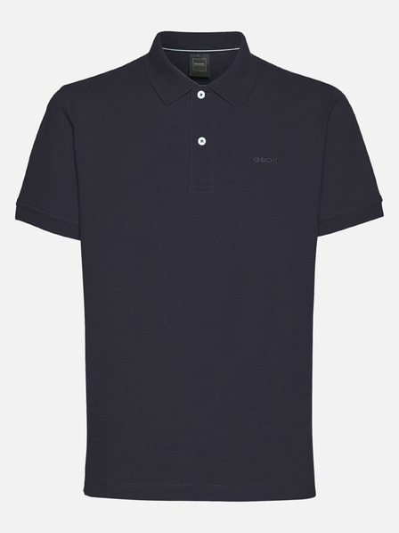 Geox Modré pánské polokošile Geox Polo