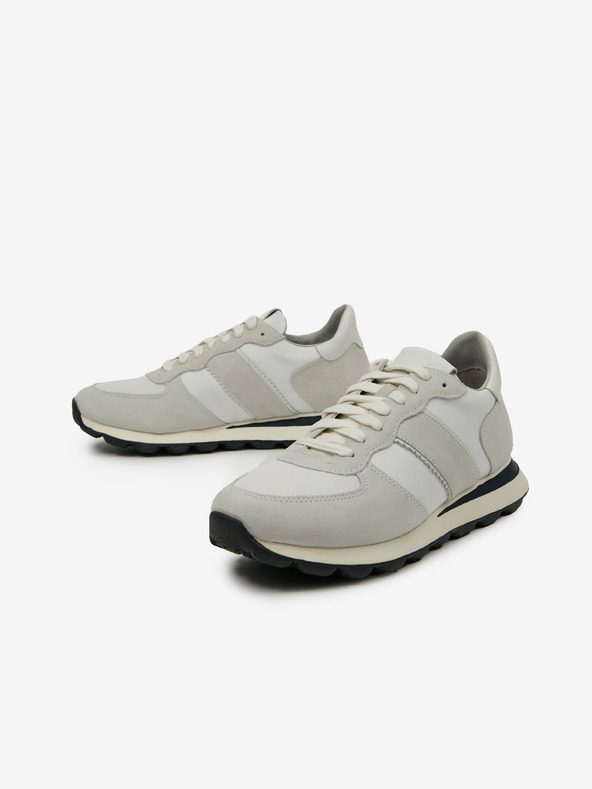 Geox Bílé pánské tenisky Geox Spherica Vseries