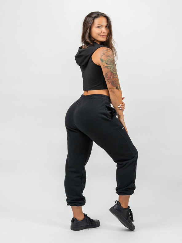 Nebbia Crop mikina bez rukávů MUSCLE MOMMY 258