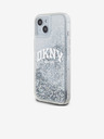 DKNY Liquid Glitter Arch Logo Zadní Kryt pro iPhone 15 Transparent DKNY