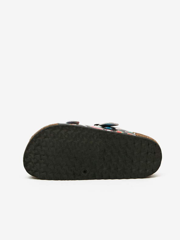 Lee Cooper Černé holčičí vzorované pantofle Lee Cooper