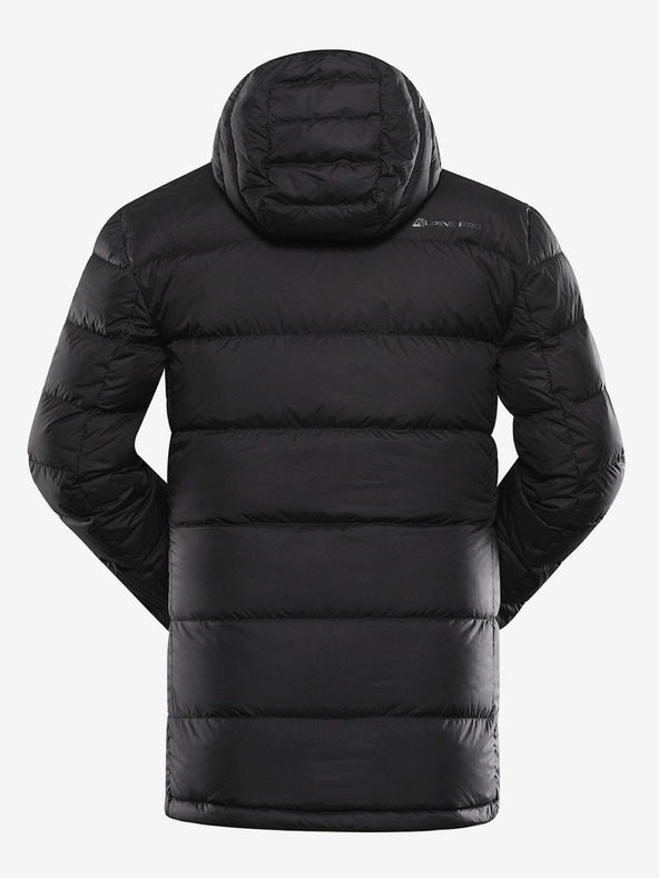 ALPINE PRO Pánská zimní péřová bunda s dwr ALPINE PRO ROGIT black