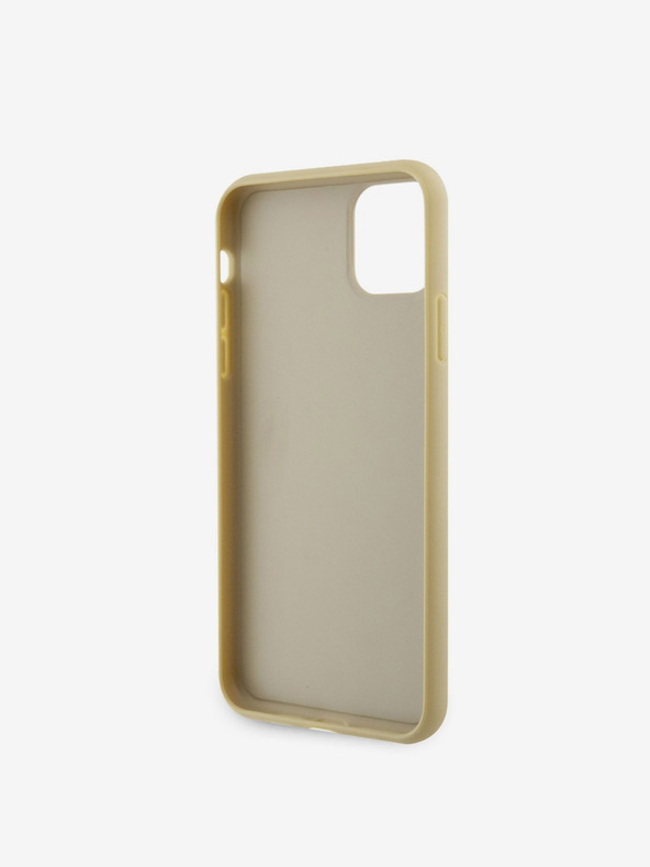 Guess Guess Rhinestones Triangle Metal Logo Kryt pro iPhone 11 Pro Max Gold