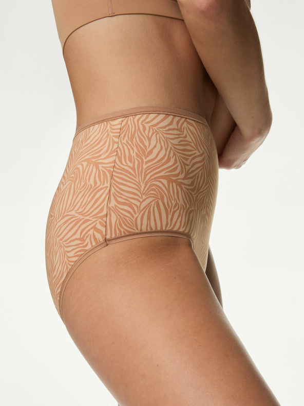 Marks & Spencer Kalhotky do pasu z mikrovlákna, bez viditelného lemu, 5 kusů v balení Marks & Spencer