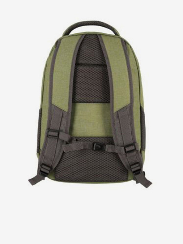 Travelite Zelený batoh Travelite Basics Backpack Melange Green/grey