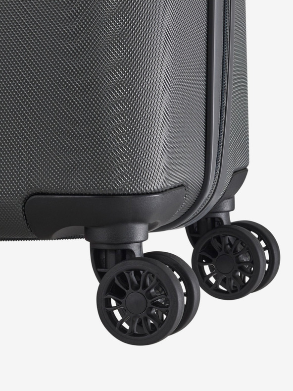 Travelite Tmavě šedý cestovní kufr Travelite Bali L Anthracite