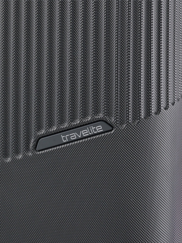 Travelite Tmavě šedý cestovní kufr Travelite Bali L Anthracite