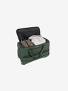 Travelite Tmavě zelená cestovní taška Travelite Basics Wheeled duffle L